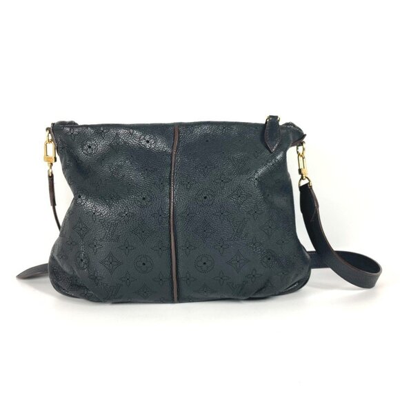 LOUIS VUITTON Black Monogram Leather Shoulder Bag - Picture 1 of 16